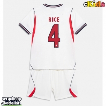 England Declan Rice #4 Replica Home Minikit World Cup 2026 Short Sleeve (+ pants)